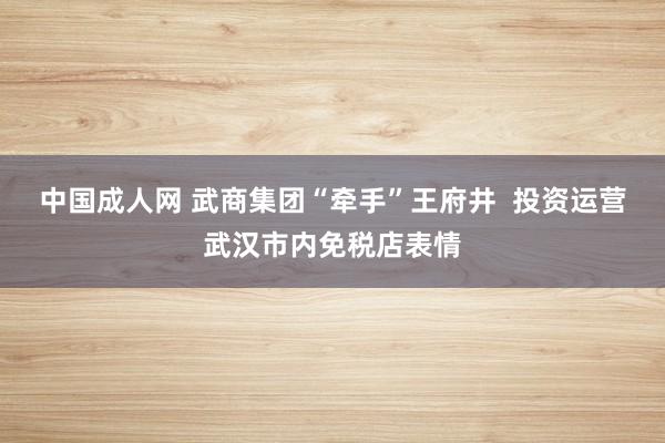 中国成人网 武商集团“牵手”王府井  投资运营武汉市内免税店表情
