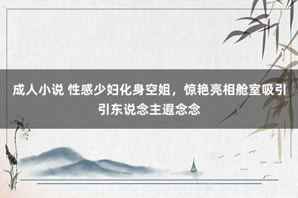 成人小说 性感少妇化身空姐，惊艳亮相舱室吸引引东说念主遐念念