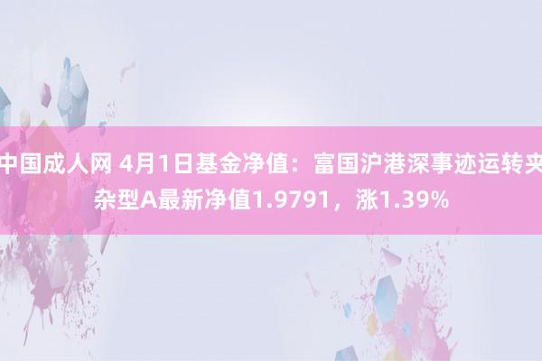 中国成人网 4月1日基金净值：富国沪港深事迹运转夹杂型A最新净值1.9791，涨1.39%