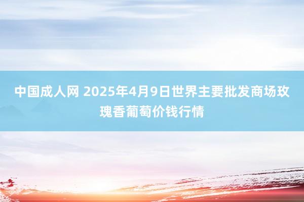 中国成人网 2025年4月9日世界主要批发商场玫瑰香葡萄价钱行情