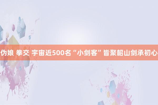 伪娘 拳交 宇宙近500名“小剑客”皆聚韶山剑承初心