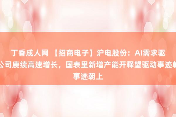 丁香成人网 【招商电子】沪电股份：AI需求驱动公司赓续高速增长，国表里新增产能开释望驱动事迹朝上